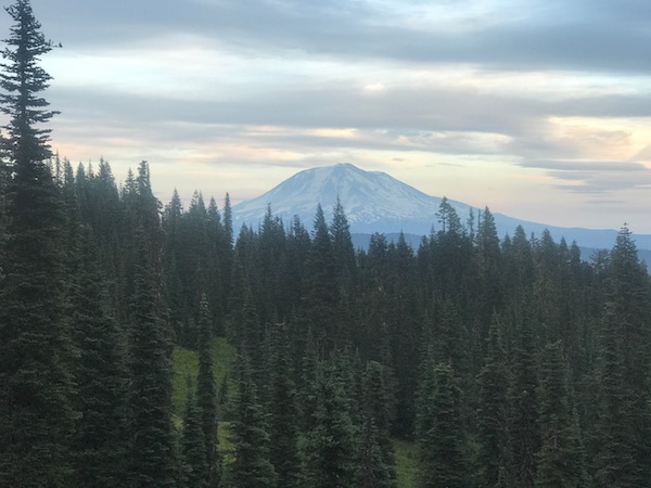 Image of a view of Mount Rainier